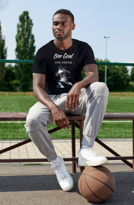 Round-Neck Sports T-Shirt - One Goal
